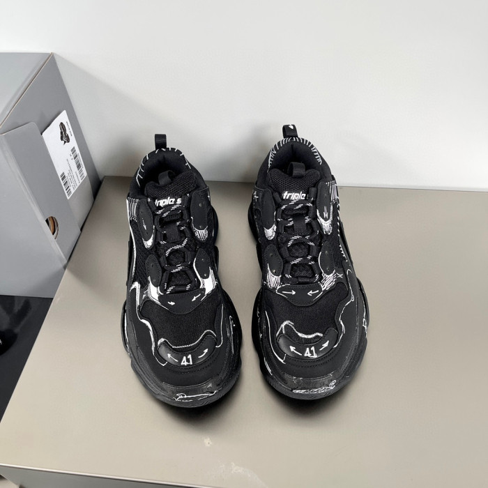 Balenciaga NIGO Mesh Fabric Low-Top Sneakers Shoes #nigo94956