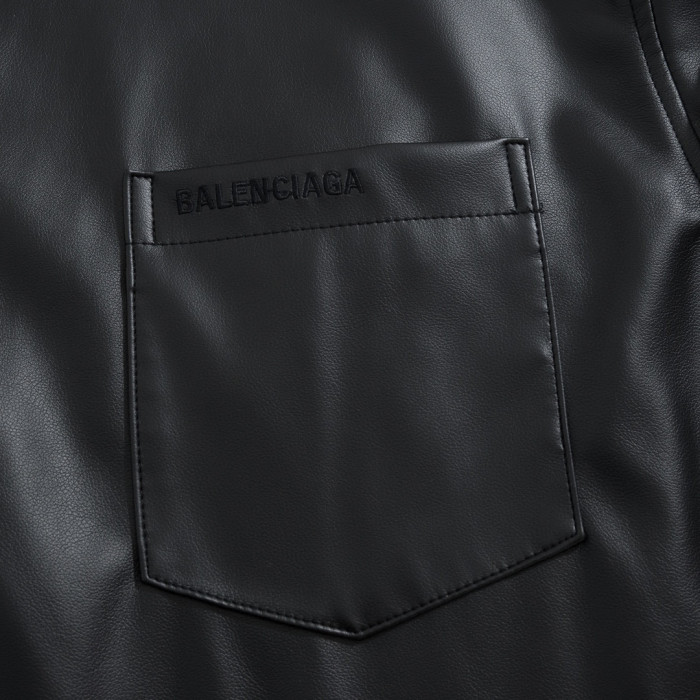 Balenciaga Leather Jacket Coat #nigo8544