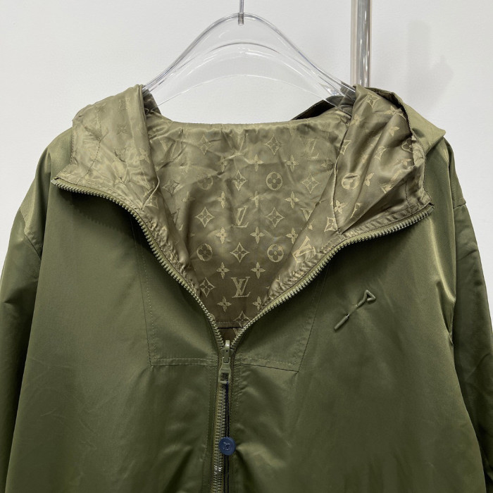 Louis Vuitton Hooded Zip Jacket Sweatshirt Coat #nigo5729