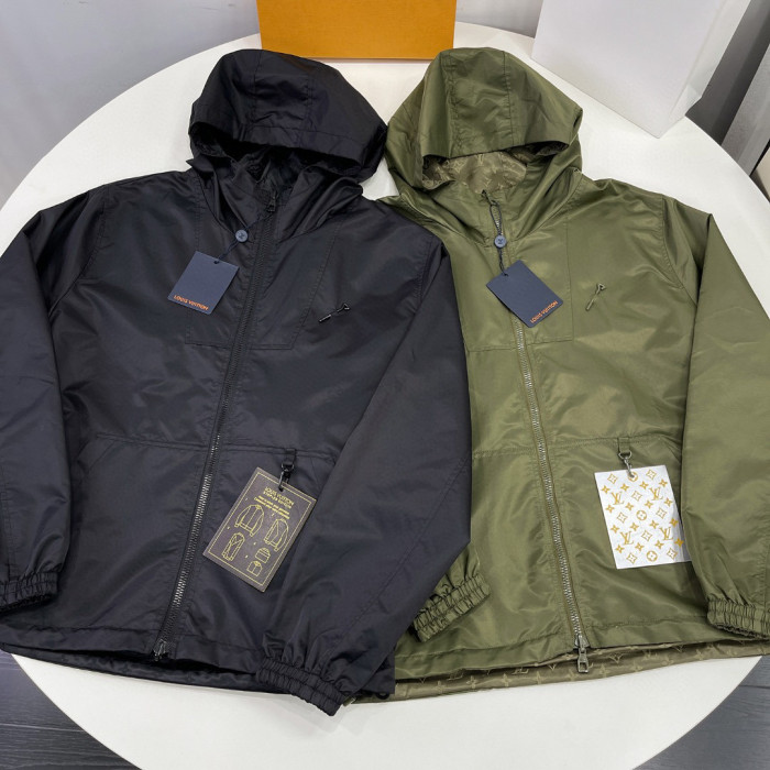 Louis Vuitton Hooded Zip Jacket Sweatshirt Coat #nigo5729