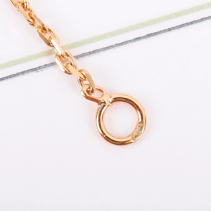 Van Cleef&Arpels Women's Flower shaped Original Stone Necklace Casual Wear Accessories Jewelry #nigo82572