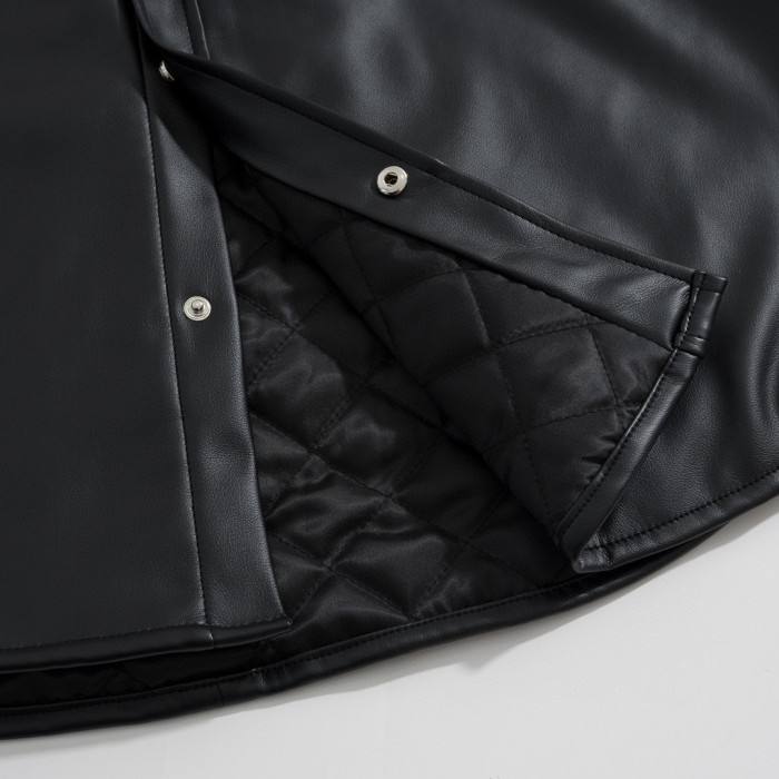 Balenciaga Leather Jacket Coat #nigo8544