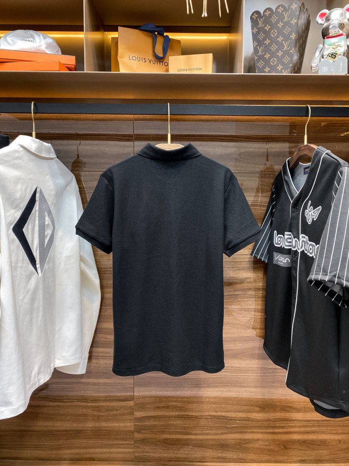 Burberry NIGO Men's Black Short Sleeved Polo Shirt #nigo94658