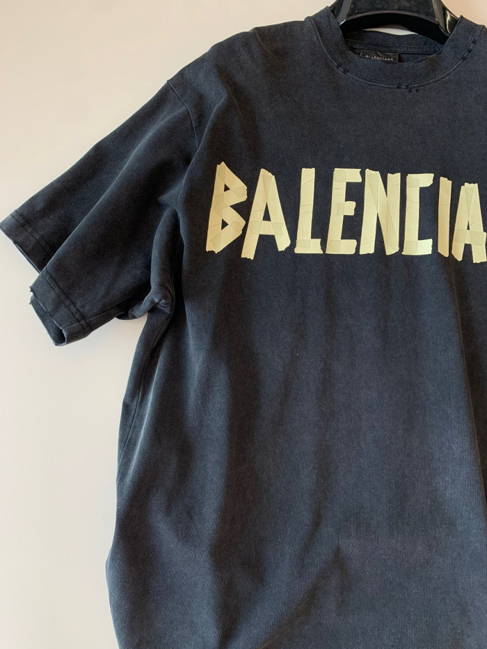 Balenciaga NIGO Tape Letter Short Sleeve T-Shirt #nigo5971