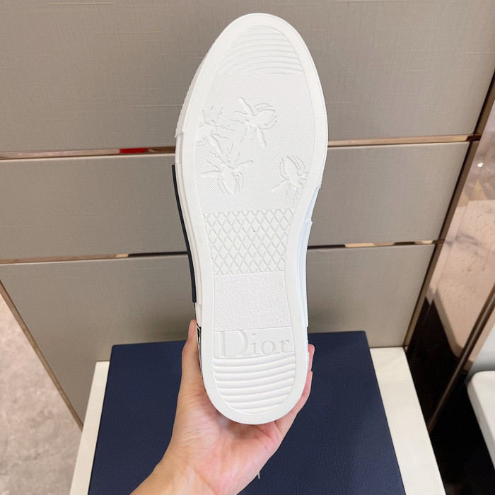 DIOR High-Top Lock Lace-Up Flats Shoes #nigo4782