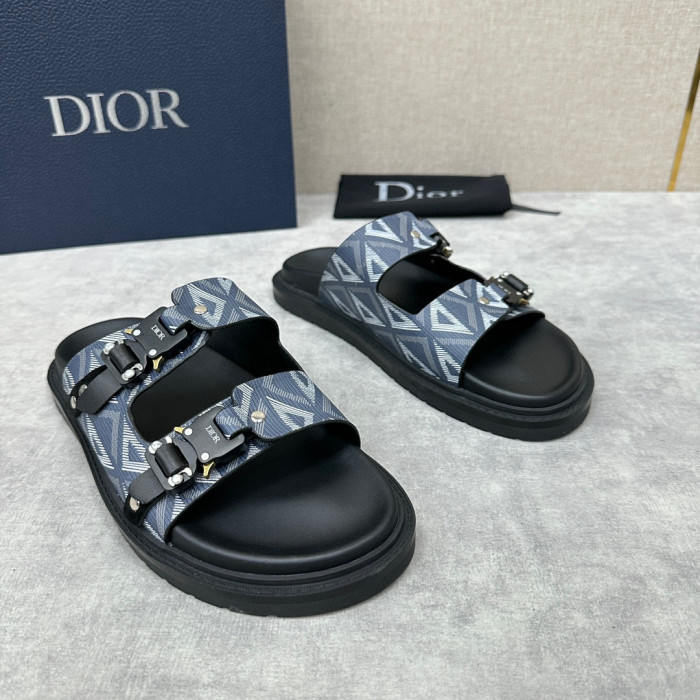Dior NIGO Leather Slippers Sandals Shoes #nigo94866