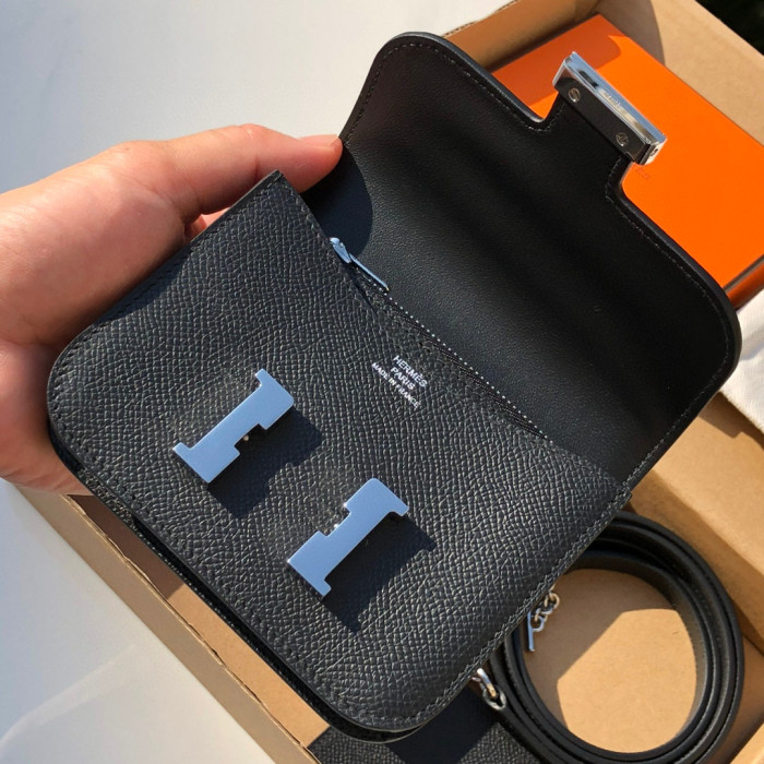 Hermes Constance Slim Mini Leather Diagonal Bag #nigo21785