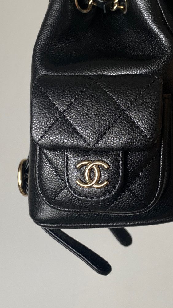 Chanel Leather Chain Backpack Bag #nigo21786