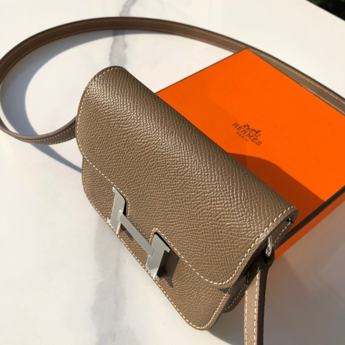 Hermes Constance Slim Mini Leather Diagonal Bag #nigo21785
