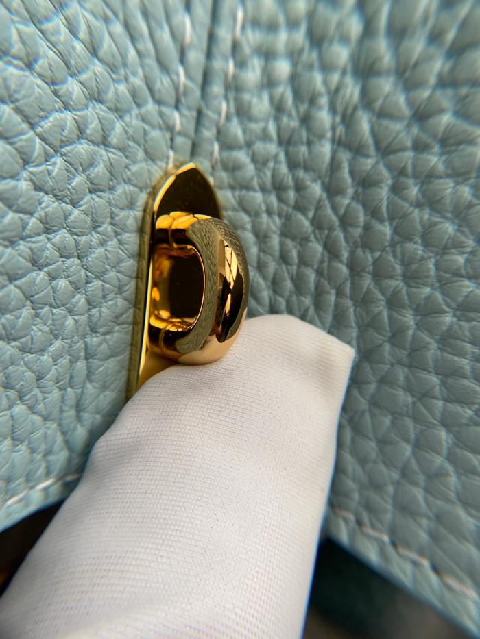 Louis Vuitton Capucines Leather Carrying Blue Bag #nigo21784