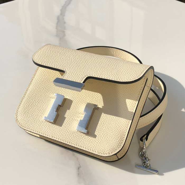 Hermes Constance Slim Mini Leather Diagonal Bag #nigo21785