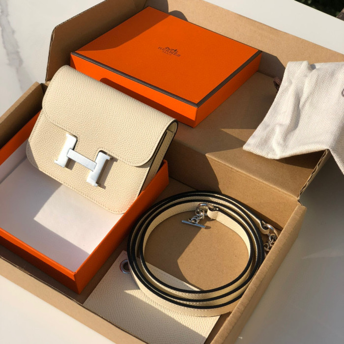 Hermes Constance Slim Mini Leather Diagonal Bag #nigo21785