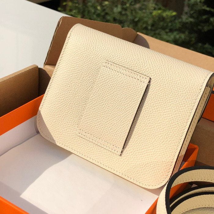 Hermes Constance Slim Mini Leather Diagonal Bag #nigo21785