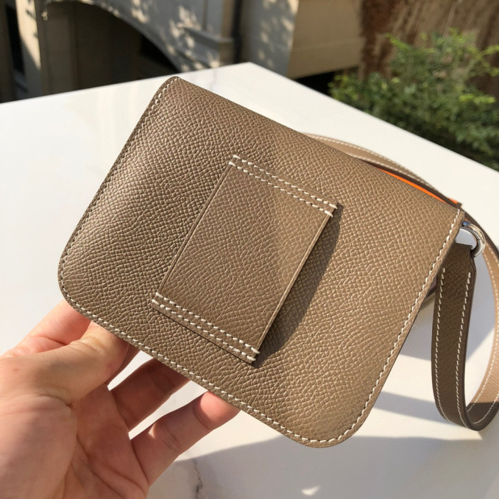 Hermes Constance Slim Mini Leather Diagonal Bag #nigo21785