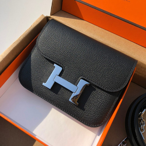 Hermes Constance Slim Mini Leather Diagonal Bag #nigo21785