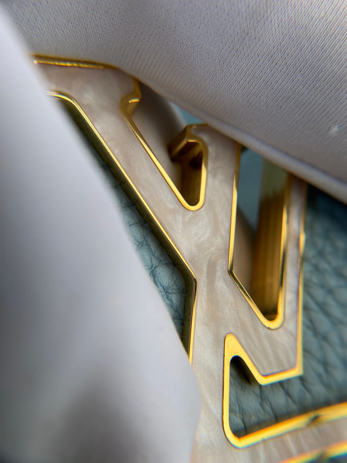Louis Vuitton Capucines Leather Carrying Blue Bag #nigo21784