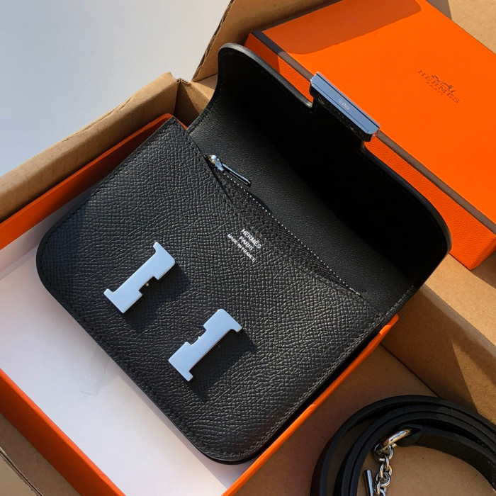 Hermes Constance Slim Mini Leather Diagonal Bag #nigo21785