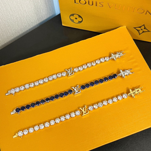 Louis Vuitton CRYSTALS Diamond And Gemstone Bracelet Jewelry #nigo96433