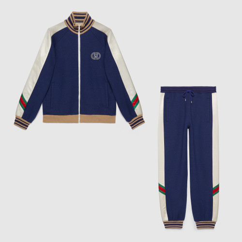 Gucci Kid's Cotton Zip Jacket Jogger Pants Set #nigo39663