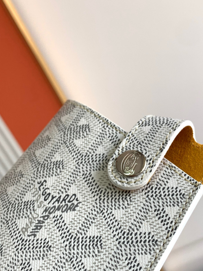 GOYARD MontMartre Leather Printed Diagonal Cross Phone Bag #nigo21811