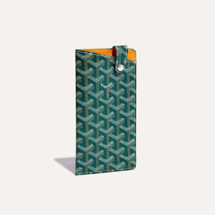 GOYARD MontMartre Leather Printed Diagonal Cross Phone Bag #nigo21811