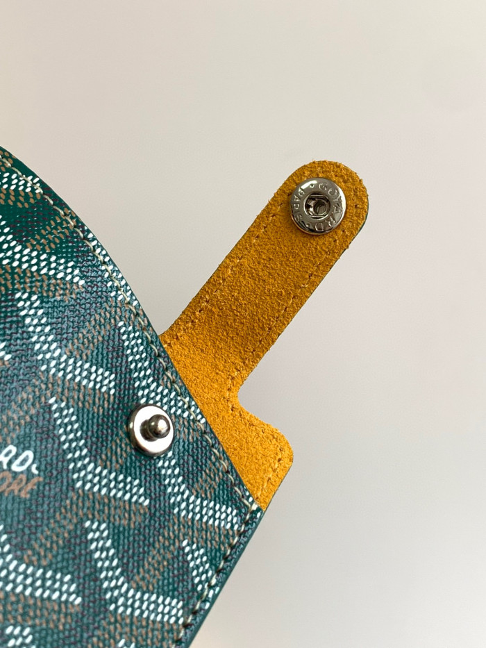 GOYARD MontMartre Leather Printed Diagonal Cross Phone Bag #nigo21811