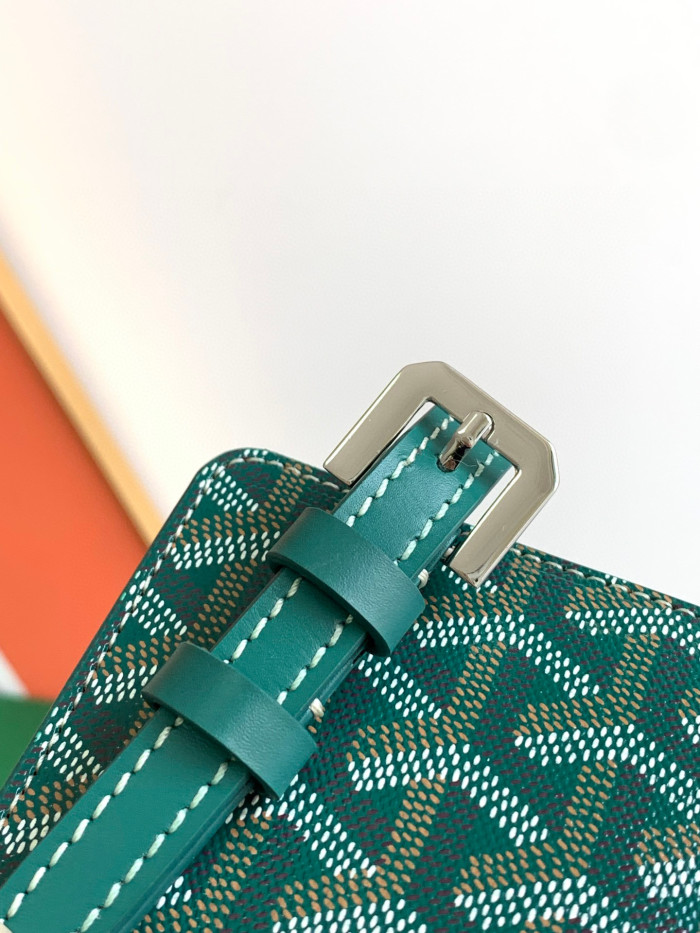 GOYARD MontMartre Leather Printed Diagonal Cross Phone Bag #nigo21811