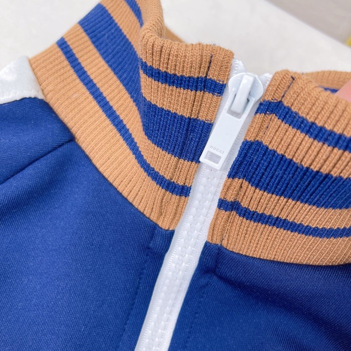 Gucci Kid's Cotton Zip Jacket Jogger Pants Set #nigo39663
