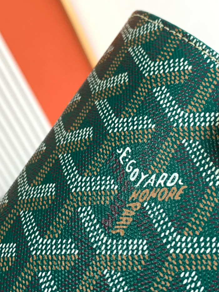 GOYARD MontMartre Leather Printed Diagonal Cross Phone Bag #nigo21811