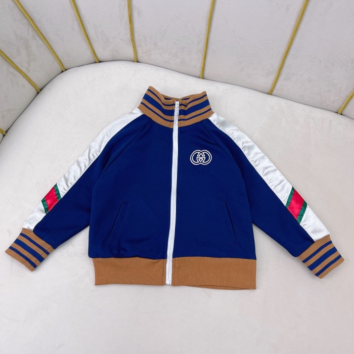 Gucci Kid's Cotton Zip Jacket Jogger Pants Set #nigo39663