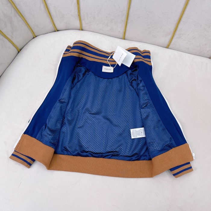 Gucci Kid's Cotton Zip Jacket Jogger Pants Set #nigo39663