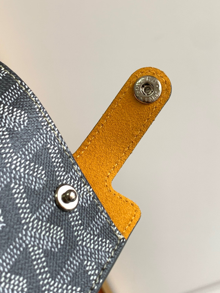 GOYARD MontMartre Leather Printed Diagonal Cross Phone Bag #nigo21811