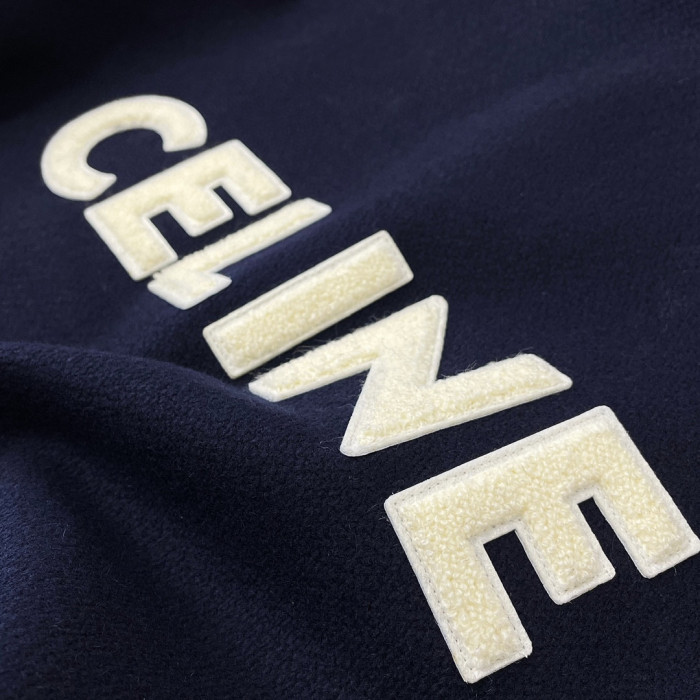 Celine NIGO Navy Striped Baseball Jacket Jacket #nigo21549