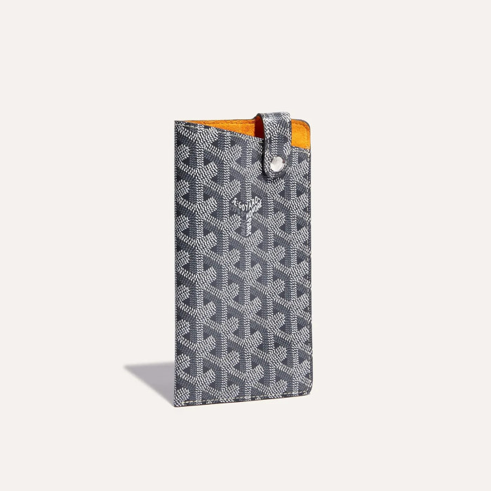 GOYARD MontMartre Leather Printed Diagonal Cross Phone Bag #nigo21811