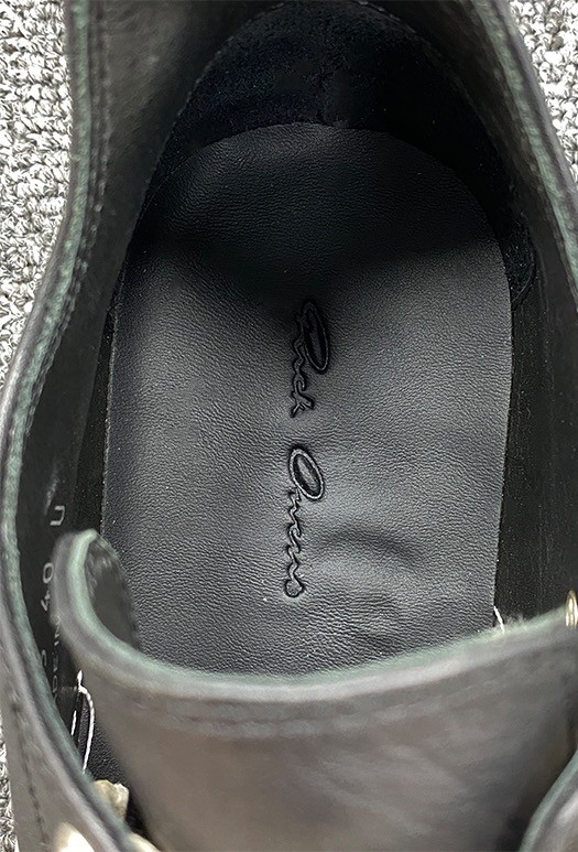 Rick Owens Leather High/Low Sneakers Ngvp #nigo6589