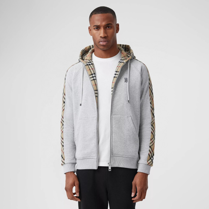 Burberry Long Sleeved Hooded Zippered Jacket #nigo96461