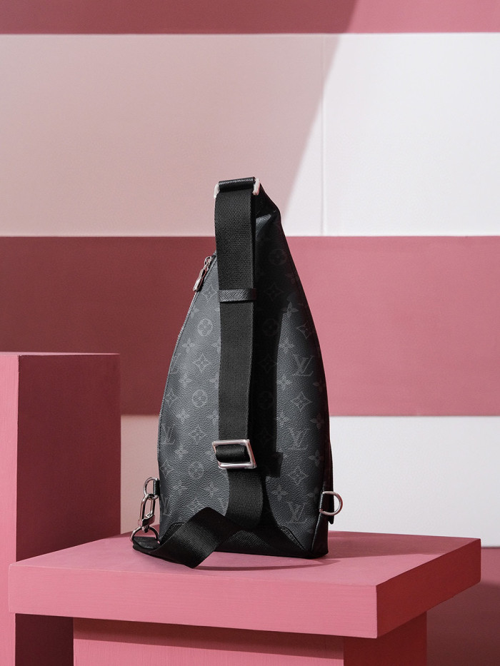 Louis Vuitton NIGO Black Leather Shoulder Bag #nigo57544