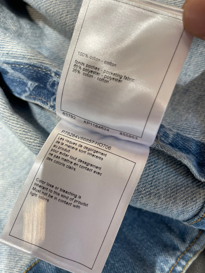 Chanel Long Sleeved Denim Jacket #nigo96464
