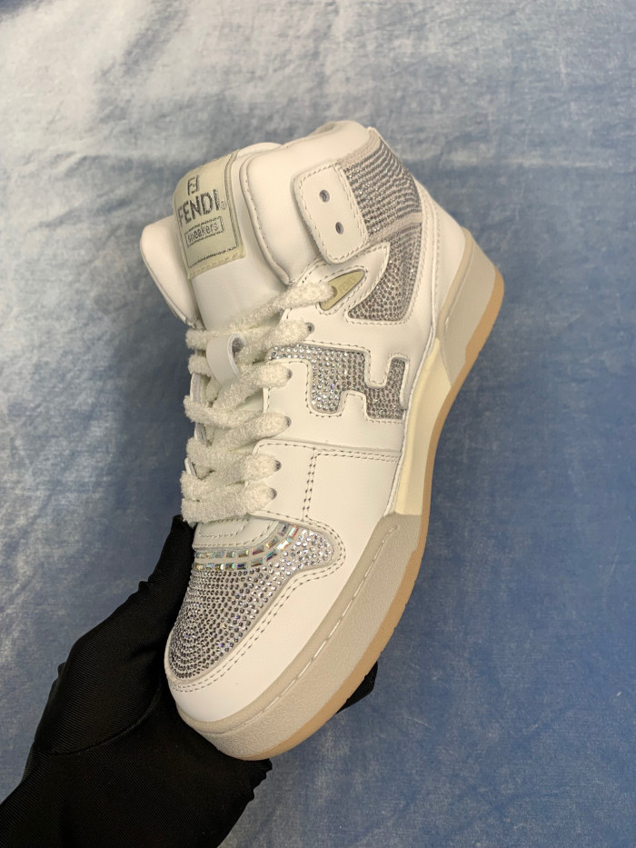 Fendi Match High Bang Bright Diamond Casual Shoes #nigo96471