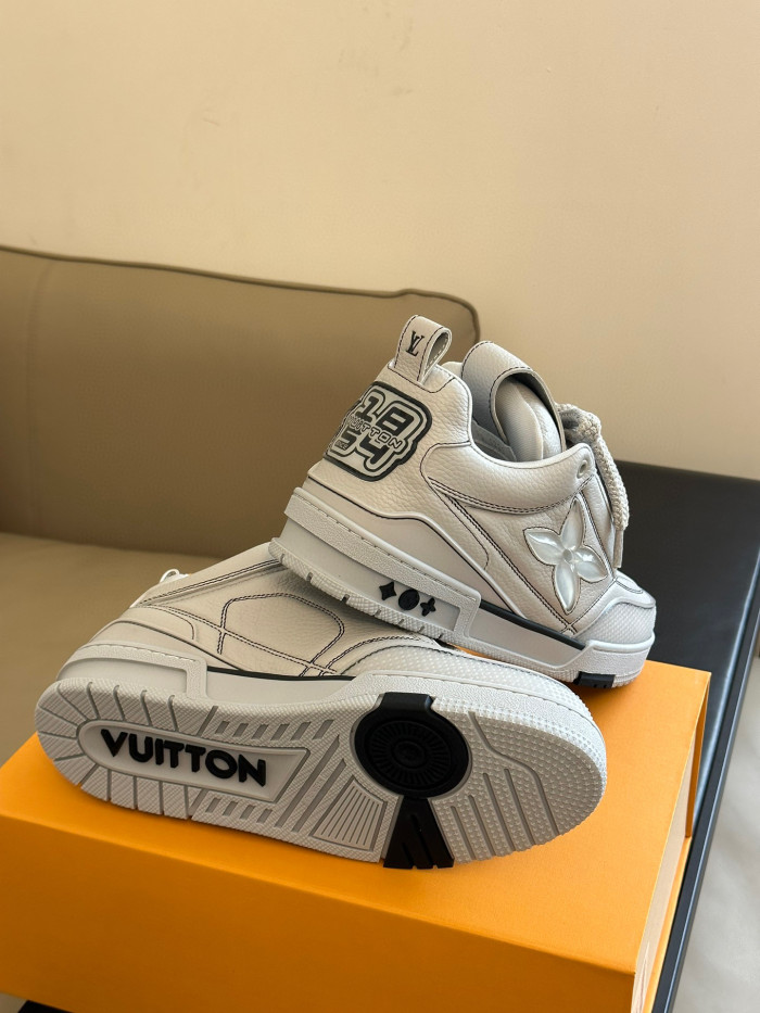Louis Vuitton Skate Sneaker Casual Low Top Lace Up Shoes #nigo96487