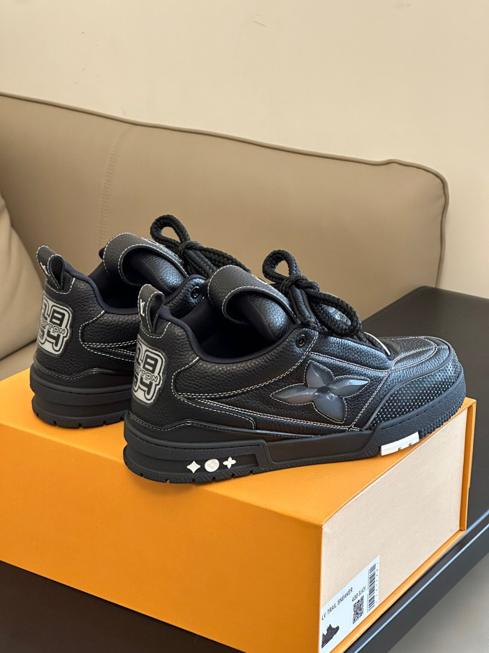 Louis Vuitton Skate Sneaker Casual Low Top Lace Up Shoes #nigo96487