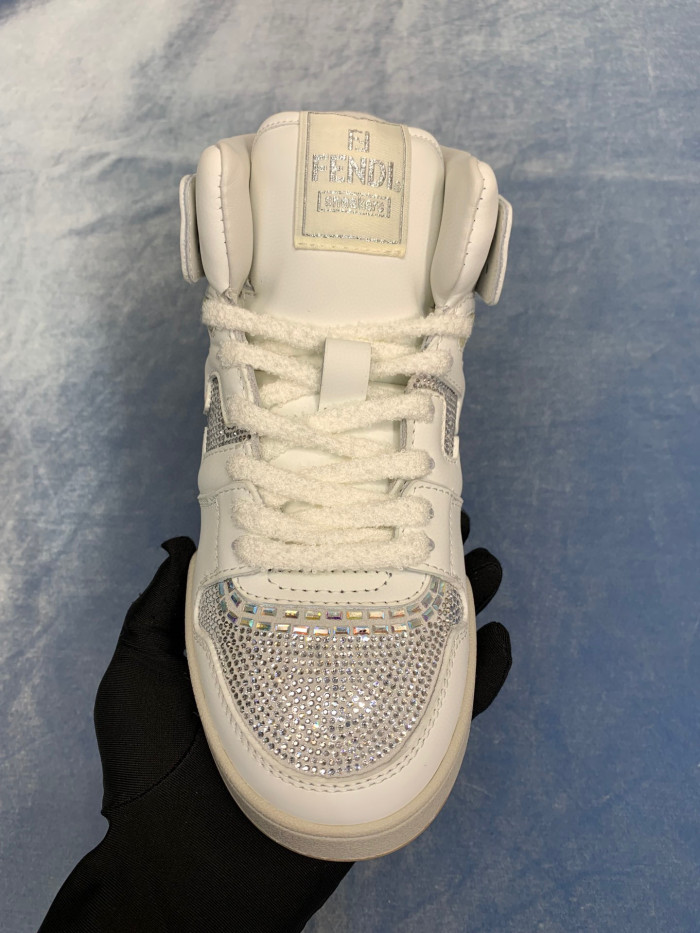 Fendi Match High Bang Bright Diamond Casual Shoes #nigo96471