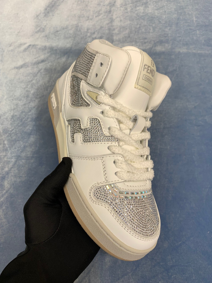 Fendi Match High Bang Bright Diamond Casual Shoes #nigo96471