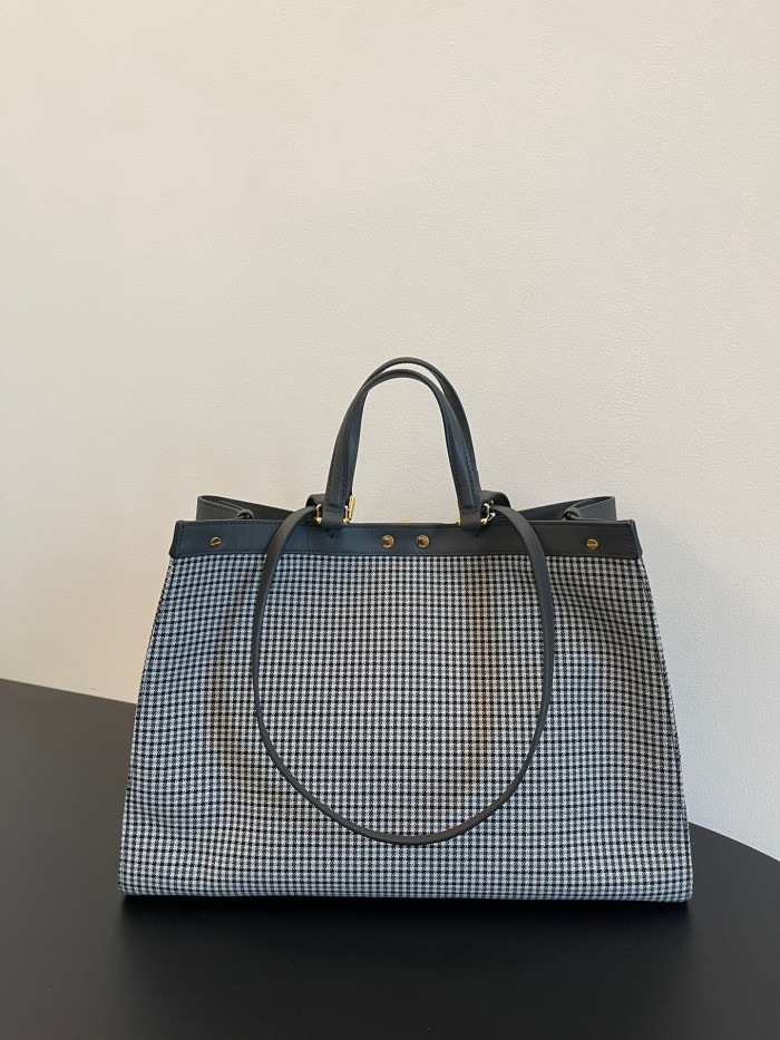 Fendi peekaboo X-tote Leather One Shoulder Printed Bag #nigo21833