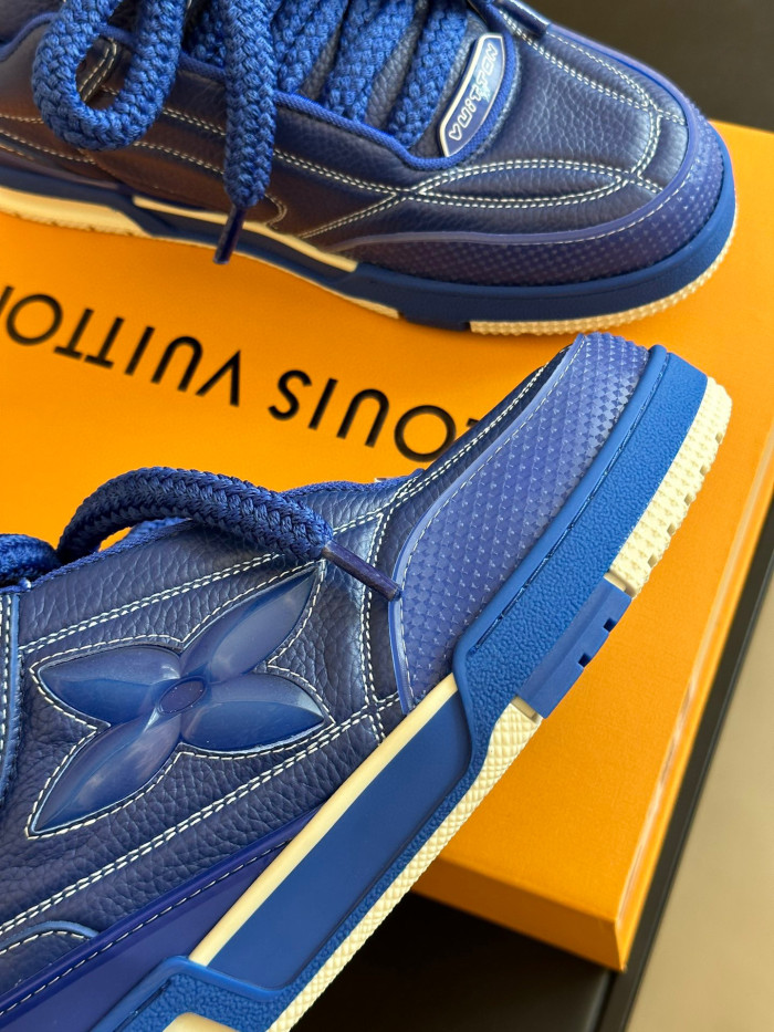 Louis Vuitton Skate Sneaker Casual Low Top Lace Up Shoes #nigo96487