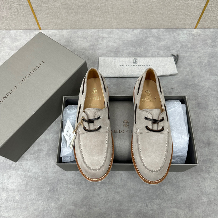 Brunello Cucinelli Men's Suede Loafers Shoes Ngvp #nigo6598