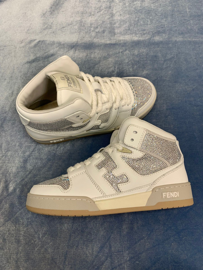 Fendi Match High Bang Bright Diamond Casual Shoes #nigo96471
