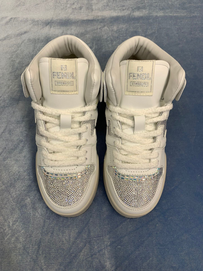 Fendi Match High Bang Bright Diamond Casual Shoes #nigo96471