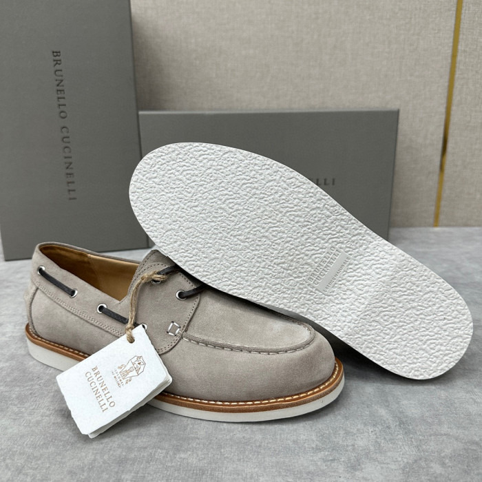 Brunello Cucinelli Men's Suede Loafers Shoes Ngvp #nigo6598