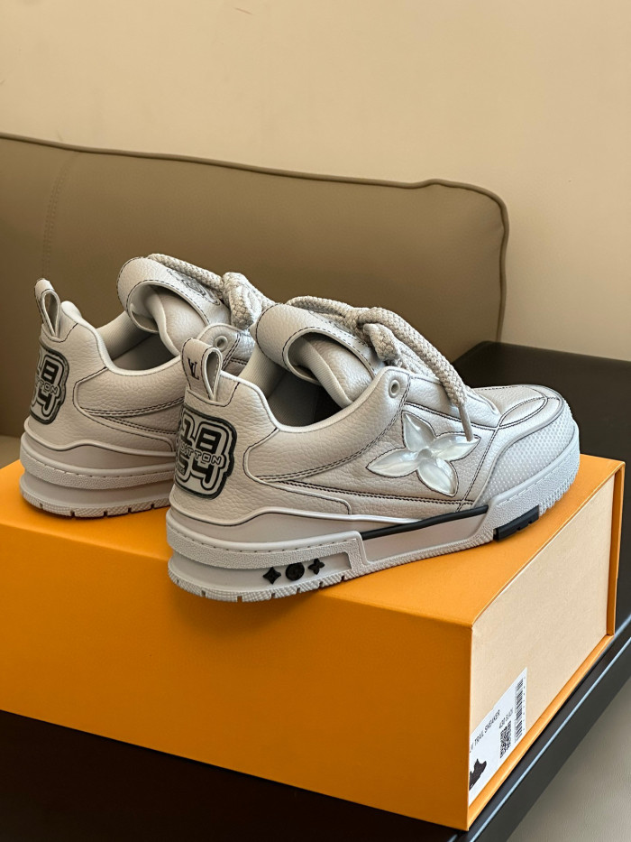 Louis Vuitton Skate Sneaker Casual Low Top Lace Up Shoes #nigo96487